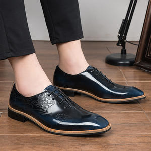 Zapatos de negocios para hombre, nuevos, de lujo, de alta calidad, ligeros, con cordones. - Product Image 4