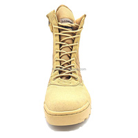 Bottes tactiques Coyote Desert de couleur sur mesure pour hommes Bottes de désert de combat en cuir