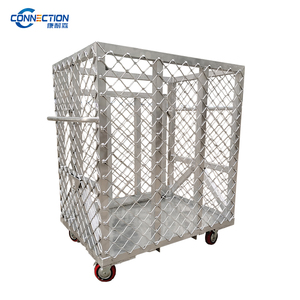 <span class=keywords><strong>Cage</strong></span> en maille d'aluminium durable chariot à bagages <span class=keywords><strong>Cage</strong></span> <span class=keywords><strong>de</strong></span> stockage pour le <span class=keywords><strong>transport</strong></span> - Product Image 1