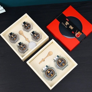 Boîtes cadeaux de miel de qualité supérieure avec logo personnalisé, ensembles d'emballages vides élégants à vendre - Product Image 3