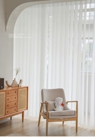Nuevas Cortinas Motorizadas, Persianas Verticales Eléctricas de Poliéster Liso para Balcón, Sala de Estar, Ventana, Techo, Fácil Instalación