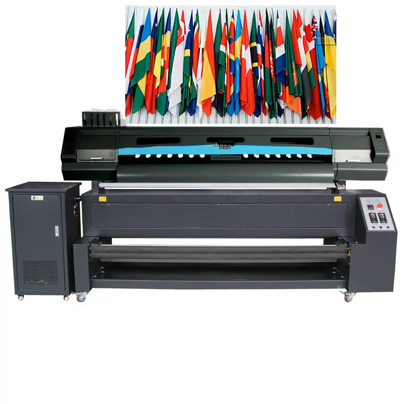 شكل كبير الرقمية النسيج ماكينة الطباعة على النسيج مباشرة إلى العلم آلات الطباعة