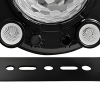 Lampe de Scène RGB Effet Boule Magique Lumière Disco Télécommande Sans Fil Contrôle Sonore Éclairage à Tête Mobile pour KTV Club