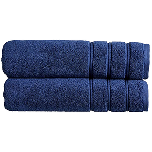 Serviettes de bain grandes Christy <span class=keywords><strong>Antalya</strong></span> |   Ensemble 2 |   100% coton turc |   600GSM |   Peluche douce et luxueuse |   90 cm x 150 cm |   Séchage rapide |   Denim - Product Image 1