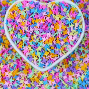 1 kg/túi 5mm Polymer đất sét Sao sprinkles lát Polymer đất sét sprinkles cho Slime hàng thủ công Nguồn cung cấp - Product Image 2