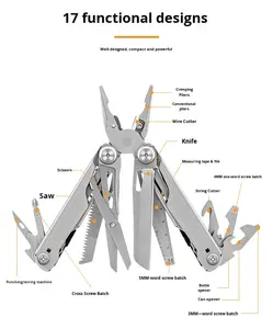ポータブル多機能折りたたみ食器用具ナイフアクセサリーキッチンバーベキュー屋外 - Product Image 4