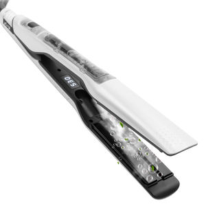 Catokan Rambut Uap 2 in 1 dengan 14 Suhu yang Dapat Disesuaikan, Layar LCD, dan Tangki Air Terintegrasi untuk Perawatan Rambut - Product Image 1