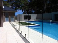 Pince de fixation en verre pour balustrade de balcon, clôture de piscine