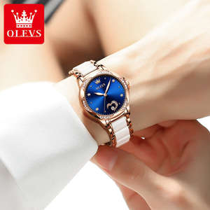 Top Brand 6631 Fashionable Waterproof Luxury Ladies' <b>Watch</b> with Ceramic Bezel and Diamond Accents 2026 - Product Image 2