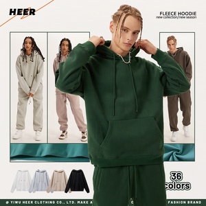 Desain baru kustom kelas berat 400 gsm produsen Hoodie kosong 100% katun ukuran besar Hoodie kualitas tinggi - Product Image 2