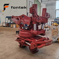 Pince de maintien puissante, cylindre à double inclinaison, rotateur hydraulique pour excavatrice de 9 à 15 tonnes