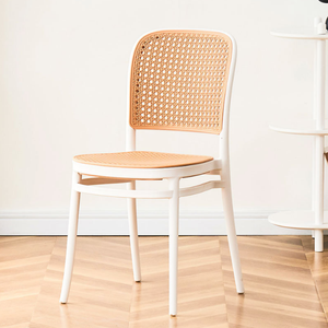 Antique Rattan <strong>Dining</strong> Chairs Breathable Home Picnic <strong>Stools</strong> Commercial Outdoor <strong>Tables</strong> and Chairs Made of Plastic - Product Image 3