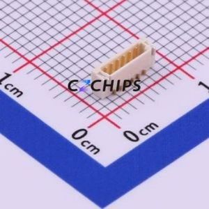 X0800WRS-06HF-LPV01 Wire-to-Board Pin Header SMD,P=0.8mm,Horizontal Mount Connector 1x6P 0.8mm Horizontal Mount 6P - Product Image 1