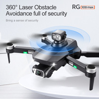 Drone RG109 MAX avec évitement d'obstacles, GPS, moteur brushless, photographie aérienne 4K, positionnement par flux optique, télécommande