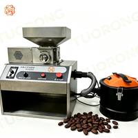 TUORONG Petite machine de traitement du cacao automatique de bureau, décortiqueuse et trieuse de fèves de cacao