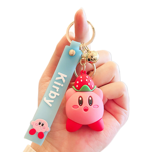 Nintendo jeu d'aventure Kirby jouets porte-clés poupée mignonne exquis petit cadeau pendentif en gros PVC Anime porte-clés accessoires - Product Image 2