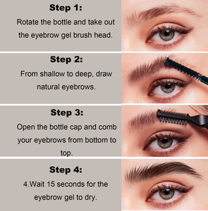 Kit de teinture naturelle pour <span class=keywords><strong>sourcils</strong></span> sous marque privée, sans cruauté animale, avec gel coiffant teinté et rehausseur de <span class=keywords><strong>sourcils</strong></span> - Product Image 4
