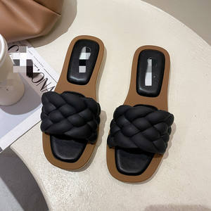 Nuova moda estate sandalo piatto all'aperto per le donne ragazze stile coreano Open Toe spiaggia <span class=keywords><strong>scarpe</strong></span> Casual quotidiano <span class=keywords><strong>Shopping</strong></span> pantofola piattaforma - Product Image 1