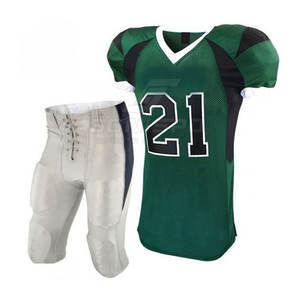 ชุดฟุตบอลอเมริกันสำหรับผู้ชายเสื้อทีมสโมสรระบายอากาศระบายอากาศได้ดีเครื่องแบบกีฬาสไตล์ท็อปไซส์ XL - Product Image 4