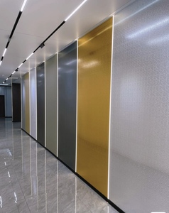 Venta al por mayor Panel de cristal de carbono Metal Panel de pared de chapa de madera Espejo Fibra de bambú Integrado Madera Panel de roca de carbono - Product Image 1