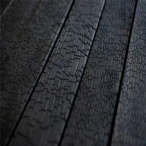 Panel de pegamento de borde sólido carbonizado, estante de pared de madera sólida al mejor precio, venta al por mayor - Product Image 1
