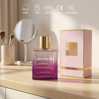 Parfum Hadiah Mewah Wanita Kustomisasi Love Her, Aroma Bunga Ringan yang Tahan Lama dan Halus, Pasokan Eceran dan Grosir