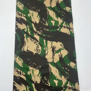Yilong Fabric Factory Custom Design Polyester Baumwolle Twill Wasser abweisende Eidechse Woodland Camouflage Stoff für einheitliche Kleidung