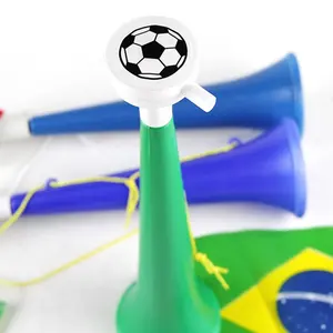 Flagnshow足球派对球迷追逐噪音制造者塑料小号喇叭