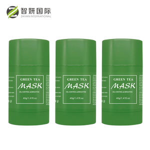 顔を浄化する韓国製保湿プライベートラベルグリーンティー泥マスクスティック - Product Image 6