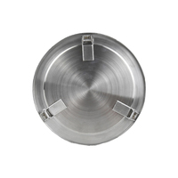 Changyi Modern Steel Charcoal Portable Mini Tabletop Fire Pit with Porcelain Enamel Bowl for Outdoor/Indoor Use
