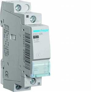 ESC126 Personalizzabile con Contattore Eco Hagers 1 NC 230 V AC 25 A Modulo 1 DIN - Product Image 1
