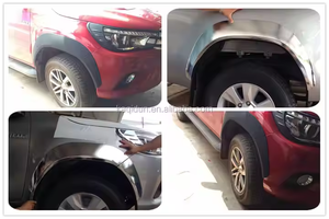 Venta caliente de accesorios exteriores de automóviles personalizados ABS plástico rueda de coche arco guardabarros Flare para Navara <span class=keywords><strong>2022</strong></span> - Product Image 2