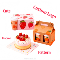 Emballage Boîte Personnalisé et Biodégradable en Carton Pliable pour Gâteaux, Biscuits, Cookies et Donuts avec Logo – Vente en Gros