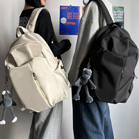 Mochila Escolar Impermeable para Computadora, Estilo Oxford, Color Sólido, para Universidad y Preparatoria, Moda para Chicas, Gran Venta