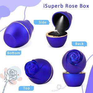 Manufacturer Wholesale High-end Spray Painted LED Lamp Jewelry <b>Box</b>, <b>Ring</b> Pendant <b>Box</b> - Product Image 3