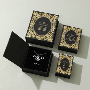 Nuovo classico creativo Stock Book a forma di anello magnetico collana orecchino ciondolo gioielli scatola di imballaggio - Product Image 3