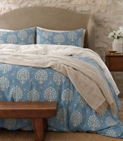 Ensemble de housse de couette en coton pur à fleurs vertes sauge, quatre pièces, avec drap et taies d'oreiller pour maison rustique