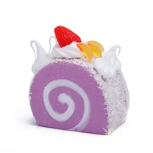 热卖面包形状玩具摄影道具展示煎蛋卷蛋糕形状冰箱磁铁