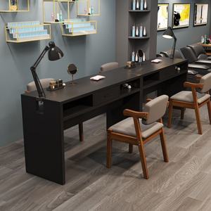 Table à ongles Wss, cadre en bois massif, table de manucure, bureau, fournitures pour ongles, table d'art des ongles japonaise - Product Image 4