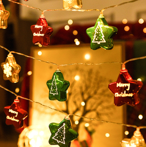 Cortina de luz de estrella LED IP44 Cadena de luces decorativas para decoración de árbol de Navidad y habitación de vacaciones con soluciones de circuitos de iluminación - Product Image 3