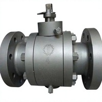 Vanne à boisseau sphérique manuelle en acier inoxydable de 8 pouces DN50 DN100 Classe 150 800LB en acier forgé pour le contrôle des conduites industrielles