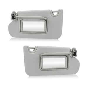 Pare-soleil Nissan Teana 96401-3TA2A gris, lot de deux, monté sur le toit avec miroir et lumière - Product Image 4