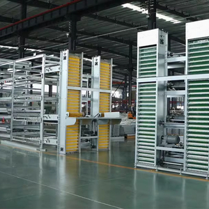 Vendita calda automatica H-tipo pollo batteria gabbie strato pollame attrezzature per l'agricoltura - Product Image 3