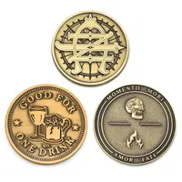 Münz hersteller Großhandel billig benutzer definierte 3d leere Metall antike Münze
