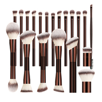 Ensemble de pinceaux de maquillage doux et moelleux JLY pour fond de teint, anticernes, fard à paupières, poudre fixante, pinceaux cosmétiques professionnels