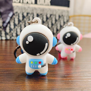 Porte-clés en silicone léger et créatif, motif dessin animé mignon, accessoires <span class=keywords><strong>astro</strong></span> pour couple, cadeau pour sac à dos, petits pendentifs - Product Image 3