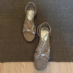 Nuevas Sandalias Romanas Retro de Punta Abierta con Suela Suave Tejida para Mujer, Sandalias Elegantes Estilo Vacacional, Perfectas para Combinar con Vestidos - Product Image 3