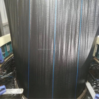 Toile de paillage agricole en polypropylène noir tissé avec service de découpe