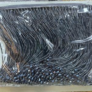 20cm 비즈 메탈릭 리프 스팽글 태슬 프린지 트림 부드러운 맞춤형 색상 의류 및 홈 텍스타일용 - Product Image 5