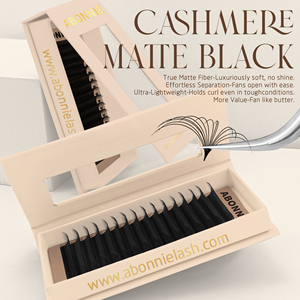 Extensions de cils Abonnie Ub <span class=keywords><strong>Uc</strong></span> <span class=keywords><strong>ud</strong></span> 07 Curl Lash, plateaux de cils noir mat, extensions de cils en cachemire, fournitures pour extensions de cils - Product Image 5